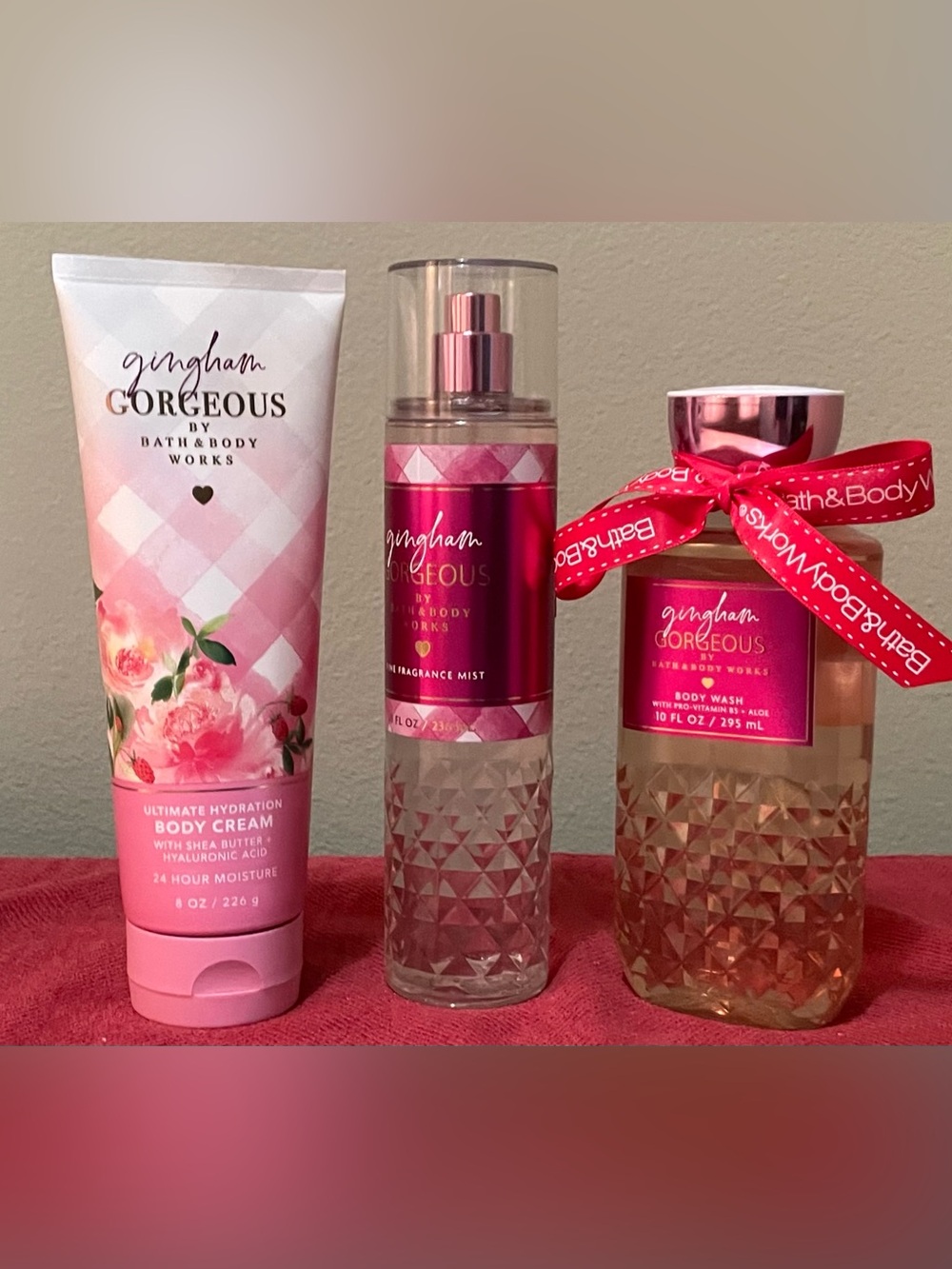 Bath & Body Works GINGHAM GORGEOUS TRIO **Last One**